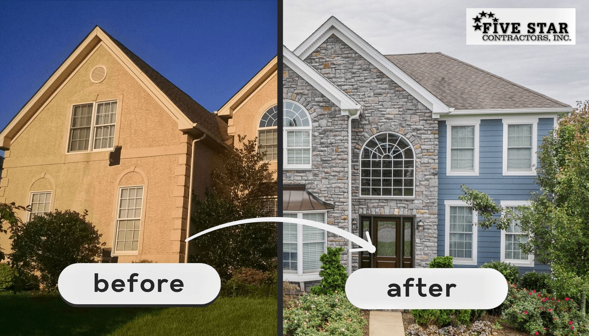 before and after remodel