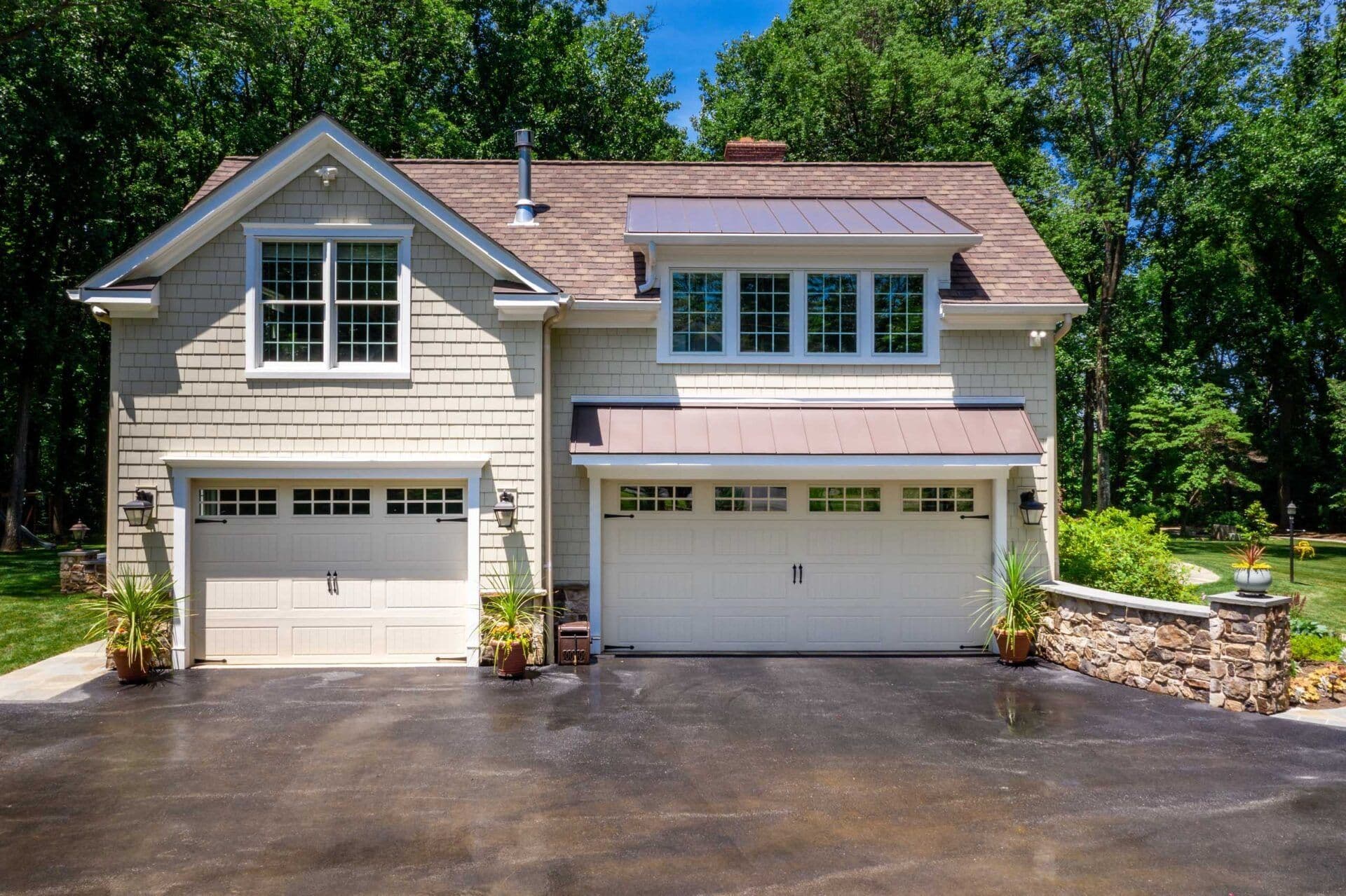 big driveway house